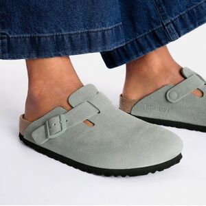 Birkenstock Boston Clogs- Pure Sage